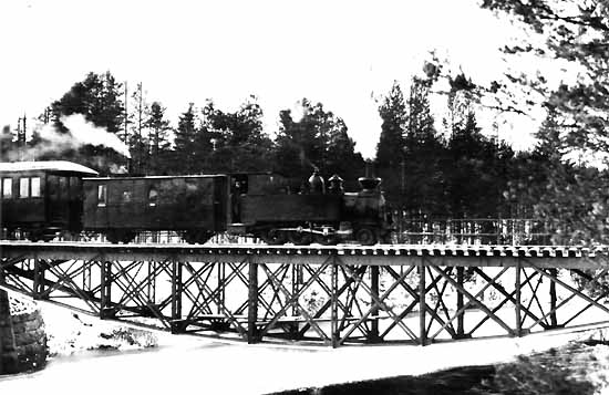 The bridge over Woxnan at Vinströmmen